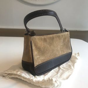 Coach small suede purse